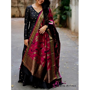 Anarkali suit with Dupatta