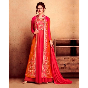 Anarkali suit with Appren