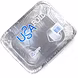 USA Foil Half-Size Aluminum Steamer/Roaster Pan-11114-sm