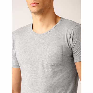 ETHER Grey Melange T-shirt-Ether555Grey