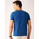 ETHER Blue Melange T-shirt-Blue-M-Cotton-2-sm