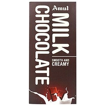 Amul Milk Chocolate Smooth And Creamy 150 Grams Pack Of 5-CON_FEC76602