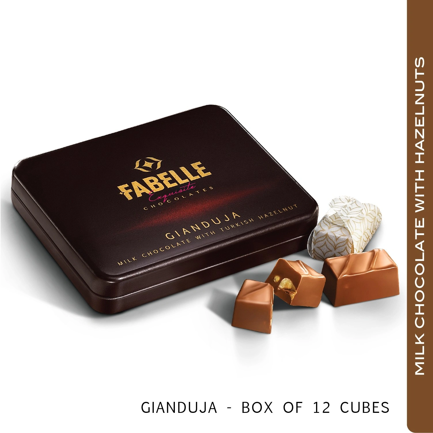 GIANDUJA, PACK OF 12 CUBES-CON_FEC76606