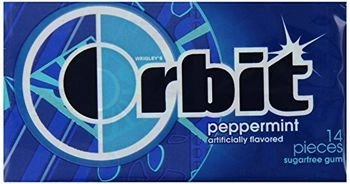 Wrigleys orbit peppermint sugarfree Chewing gum (14 sticks per pack X pack of 4)-CON_FEC76658