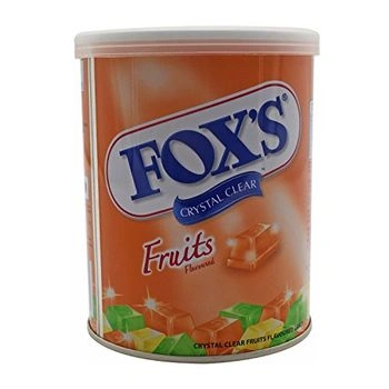 Nestle Fox'S Crystal Clear Fruits Flavored Candy Tin, 180g (Imported)-CON_FEC76660