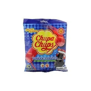 Chupa Chups Mini Cola & Strawberry Flavour Lollipops 10 Pcs Packet, 100g
