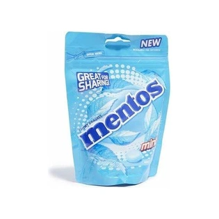 Mentos Chewy Dragees Mint Refill Bag, 174g