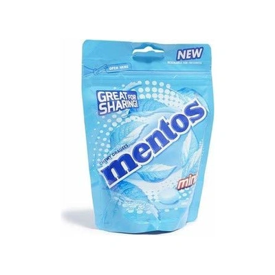 Mentos Chewy Dragees Mint Refill Bag, 174g