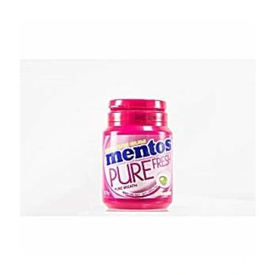 Mentos Pure Fresh Berry Lime Mint with Green Tea Sugar Free Gum Bottle, 57.75g