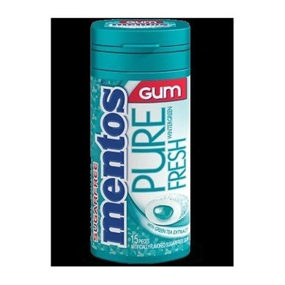 Mentos Pure Fresh Sugar Free Chewing Gum, Wintergreen, 29g