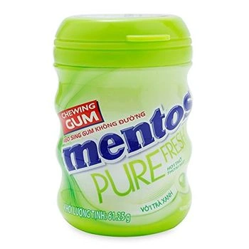 Mentos Pure Fresh Lime Mint Sugar Free Gum, 61.25g-CON_FEC76717