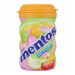 Mentos Smoothie Fruit Flavour Chewy Dragees Bottle, 120g