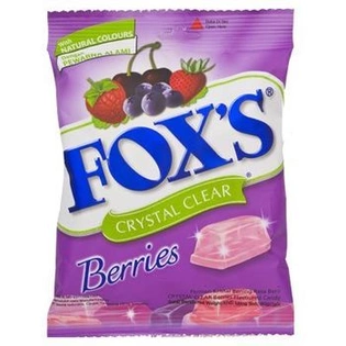 Foxs Crystal Clear Berries Candy, 90 grams