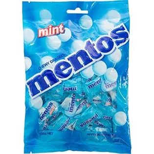 Mentos Chewy Dragees Mint 135g