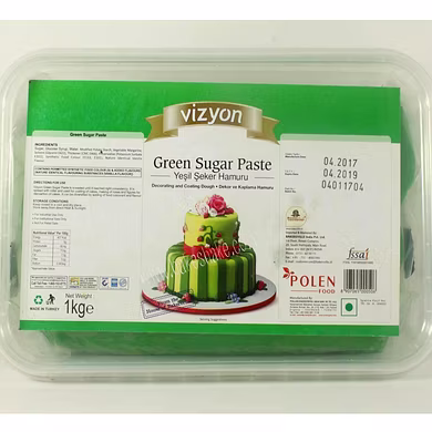 VIZYON GREEN SUGAR PASTE-SKU-BAK-9854