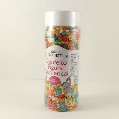 Numerical Figura Confetti-SKU-BAK-9913