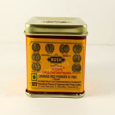 ORANGE RED-Bush Powder Food Colour-SKU-BAK-10016