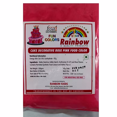 PINK-RAINBOW POWDER COLOR-SKU-BAK-10040