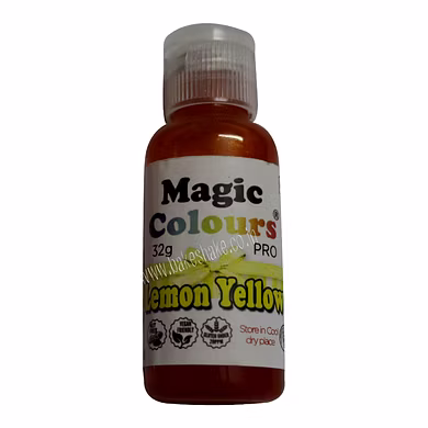 Magic colours Gel Colour-Lemon Yellow-SKU-BAK-10056