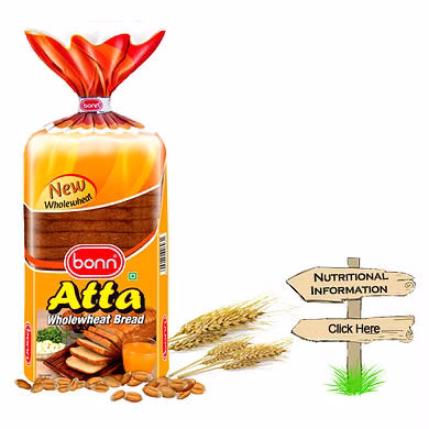 Atta wholewheat bread-SKU-BAK-10193