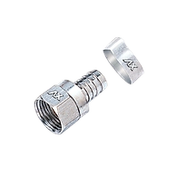 'F' Type Plug W/Ring (F-5)