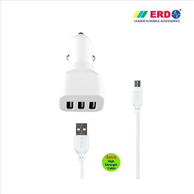 CC 33 Triple Micro USB Car Charger-ERD-006