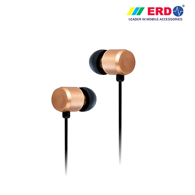 HF-10 GOLD EARPHONE-ERD-061