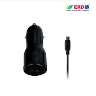 CC 21 Micro USB Black Car Charger
