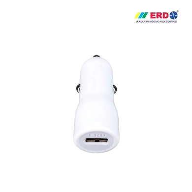 CC 21 USB Dock White Car Charger-ERD-115