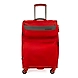 Moscow Soft Sided 20 Inch Orange 4 Wheels Spinner Carry-on Travel Trolley Luggage Suitcase with TSA Lock-BAG_6716-sm