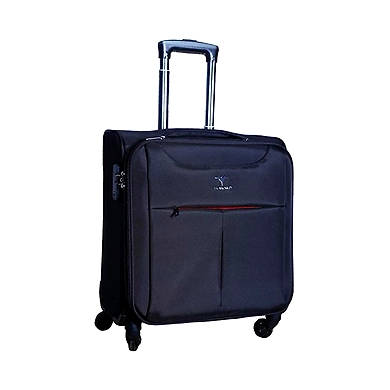 TRAWORLD Tourister Fabric 17 cm Black Softsided Cabin Bag-BAG_6768