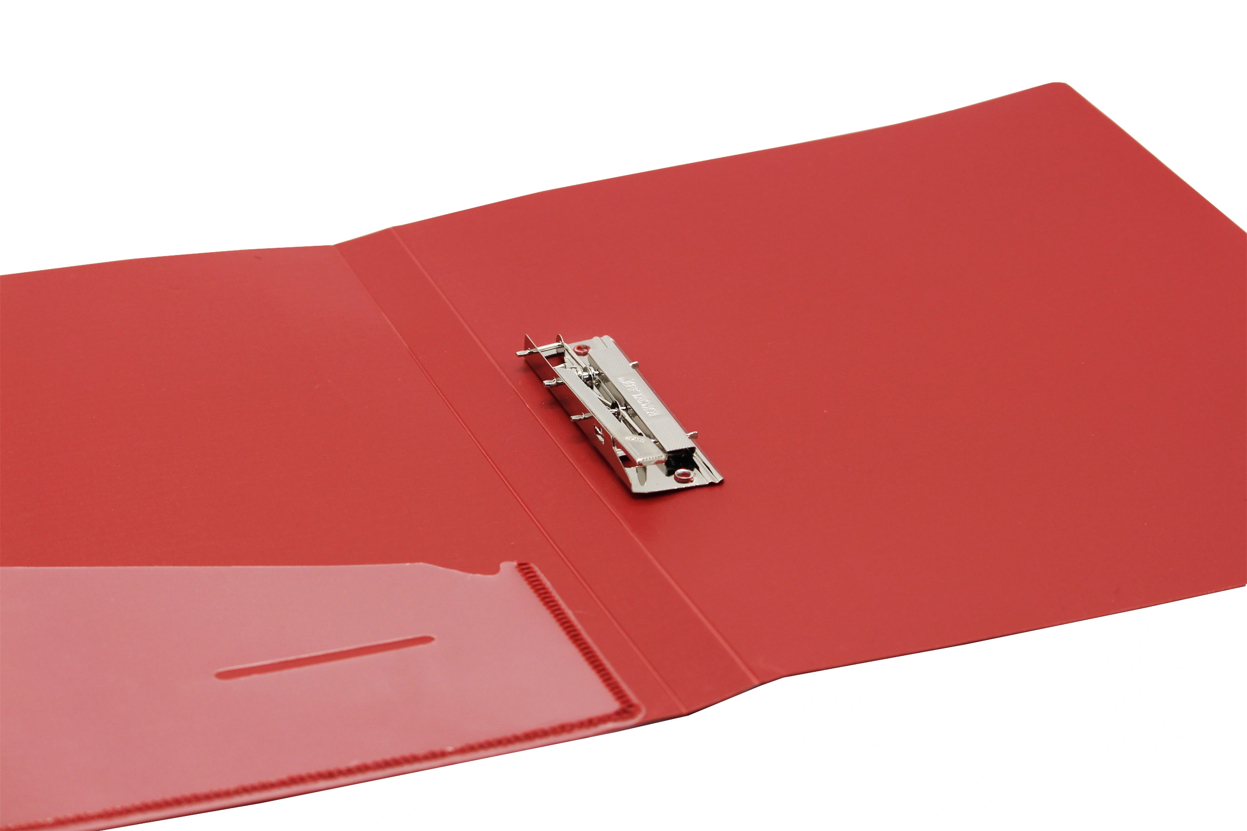 Keny Stationery Punchless Clip File | Timex Clip File | Best for A4 Size Paper | File for Documents, Projects and Certificates | Eco-friendly Made from Recycled Plastic | (822A4)-RED-A4-3