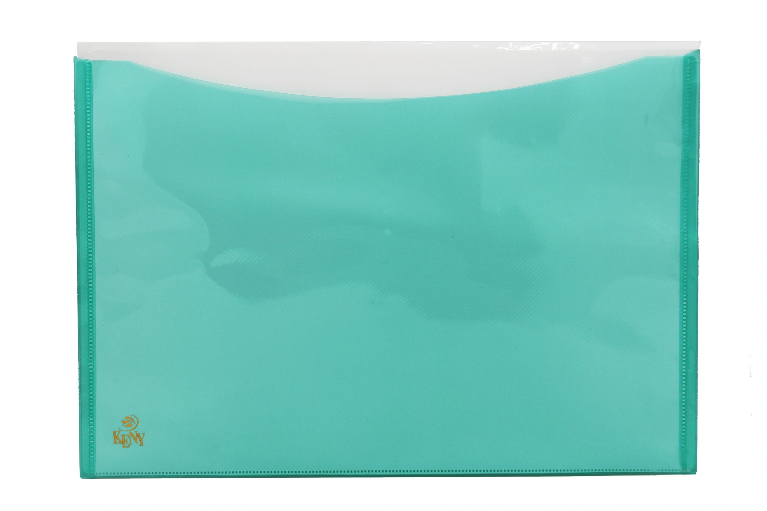 Keny My Clear Bag | Envelope Folder | Best for FC/ FS / Foolscap / Legal Size Paper | Dual Coloured | (17832F )-GREEN-FC-1