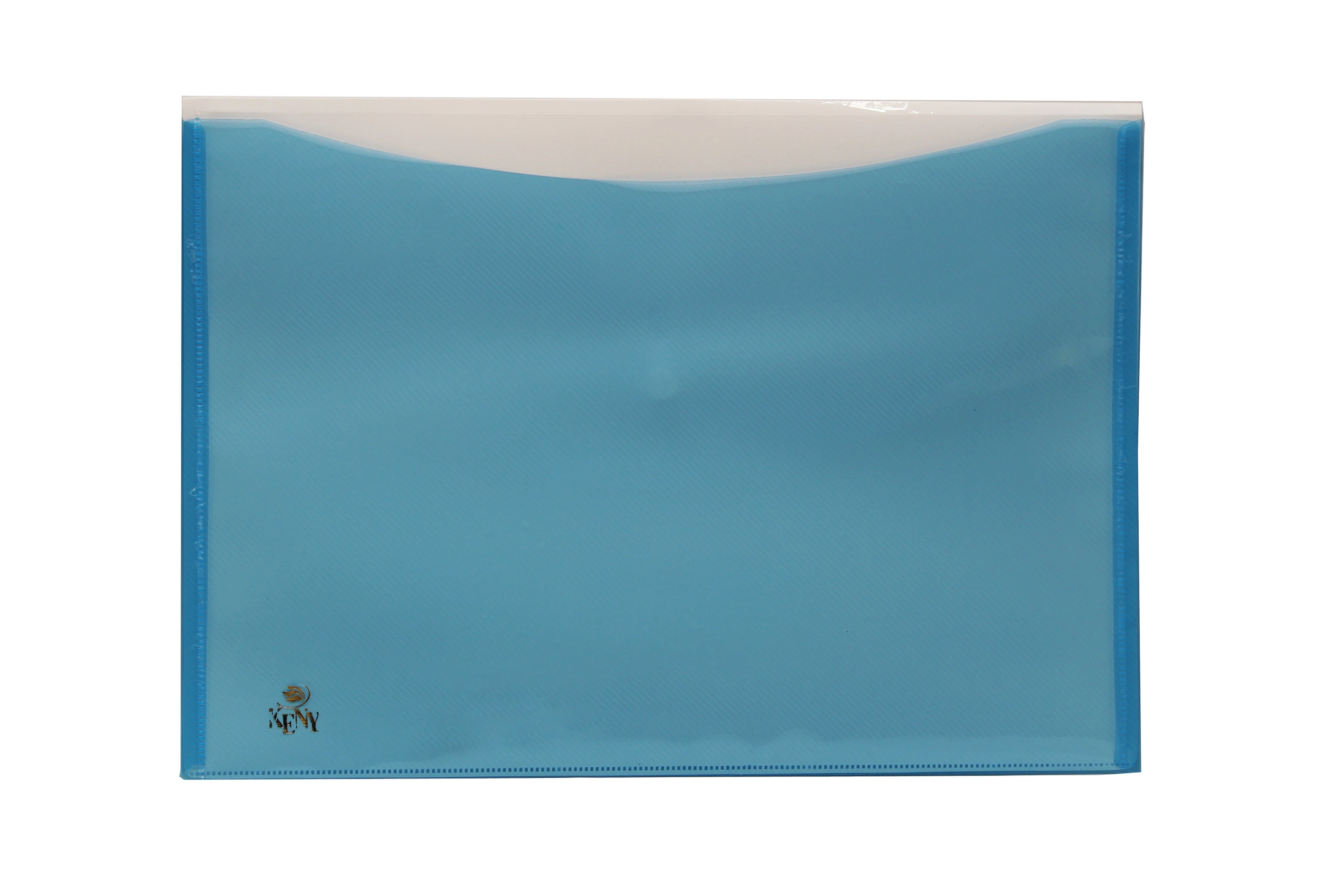 Keny My Clear Bag | Envelope Folder | Best for FC/ FS / Foolscap / Legal Size Paper | Dual Coloured | (17832F )-BLUE-FC-1