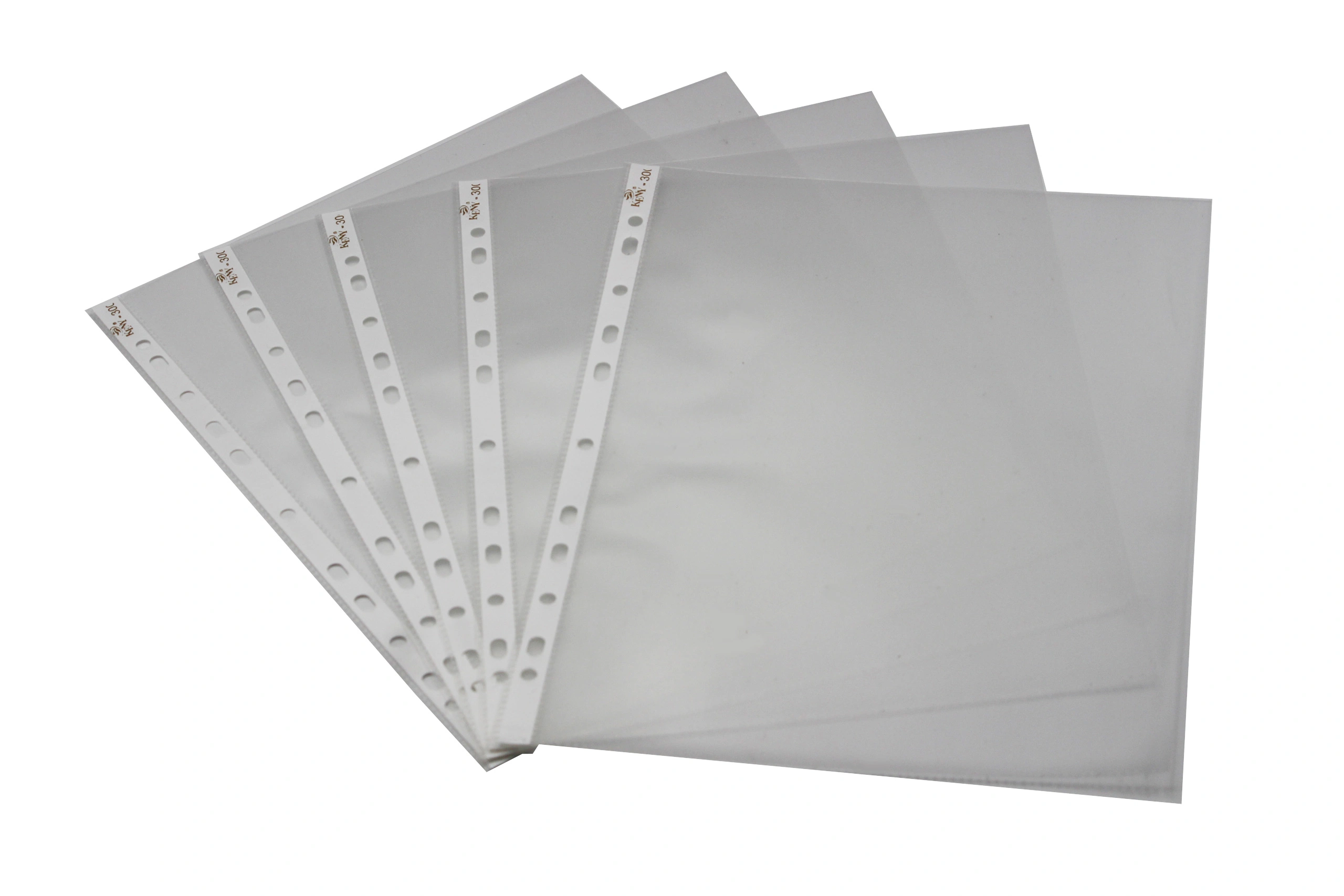 Keny Sheet Protector | Clear Leafs | Best For A4 Size Paper | 11 Punched Holes | 300 Microns |  Pack of 25 (810 SPA 300)-810SPA300TRANSPARENT