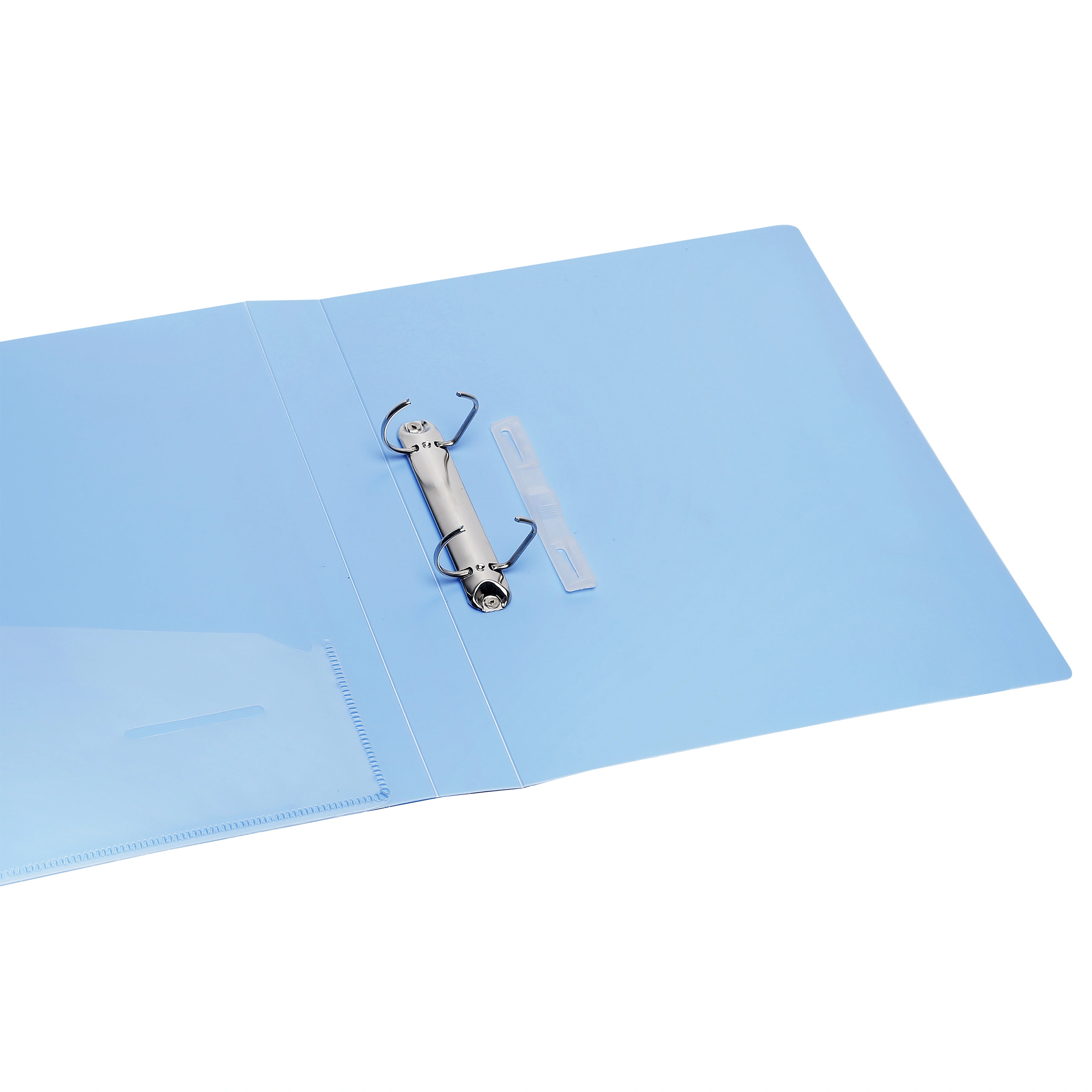 Eslee Ring Binder | Best for A4 Size Paper | 2D Shaped 16mm Rings | D Shaped Ring Clip |(EO51A42D16)-LightBlue-A4-2D Shaped With 16mm Rings-1