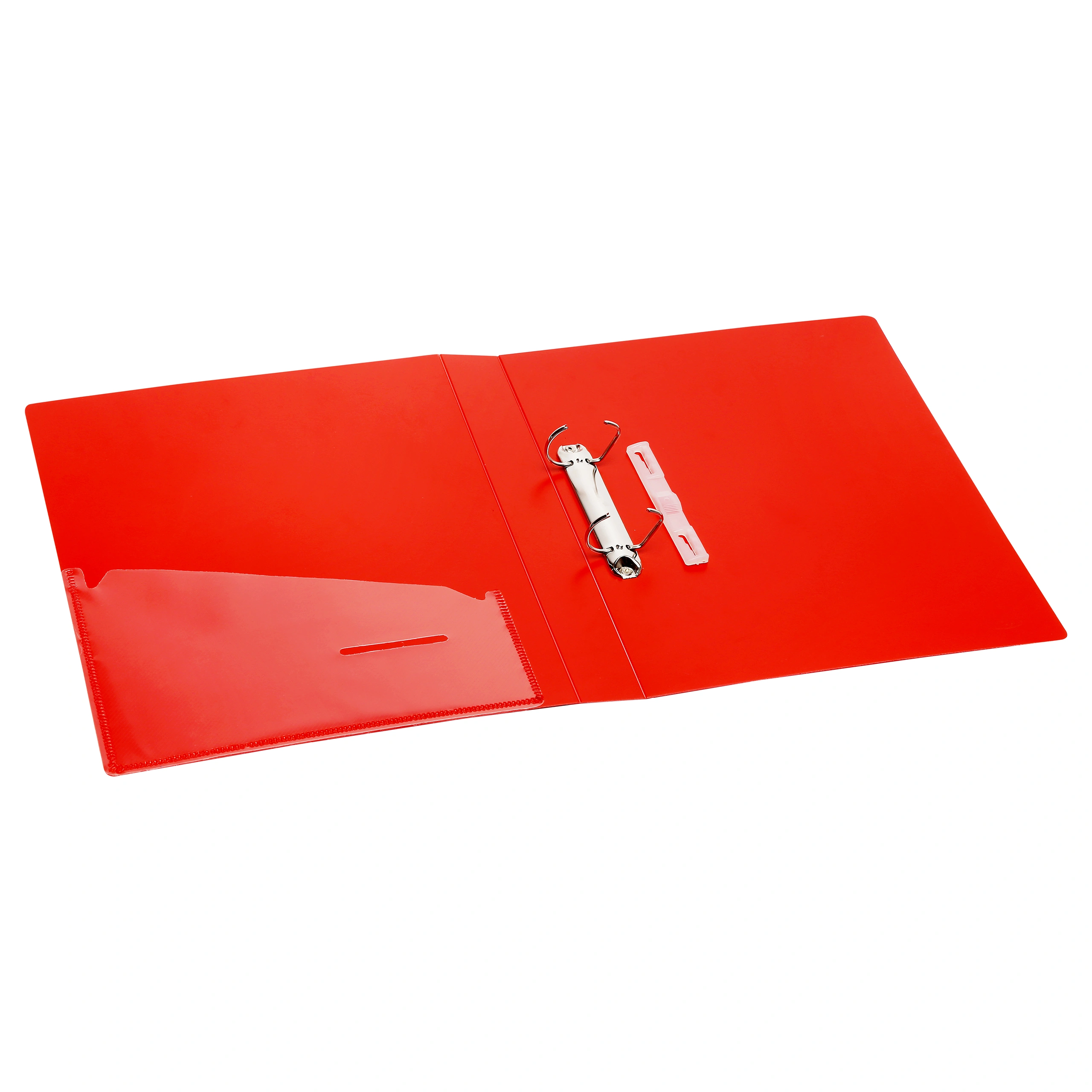 Eslee Ring Binder | Best for A4 Size Paper | 2D Shaped 16mm Rings | D Shaped Ring Clip |(EO51A42D16)-Red-A4-2D Shaped With 16mm Rings-3