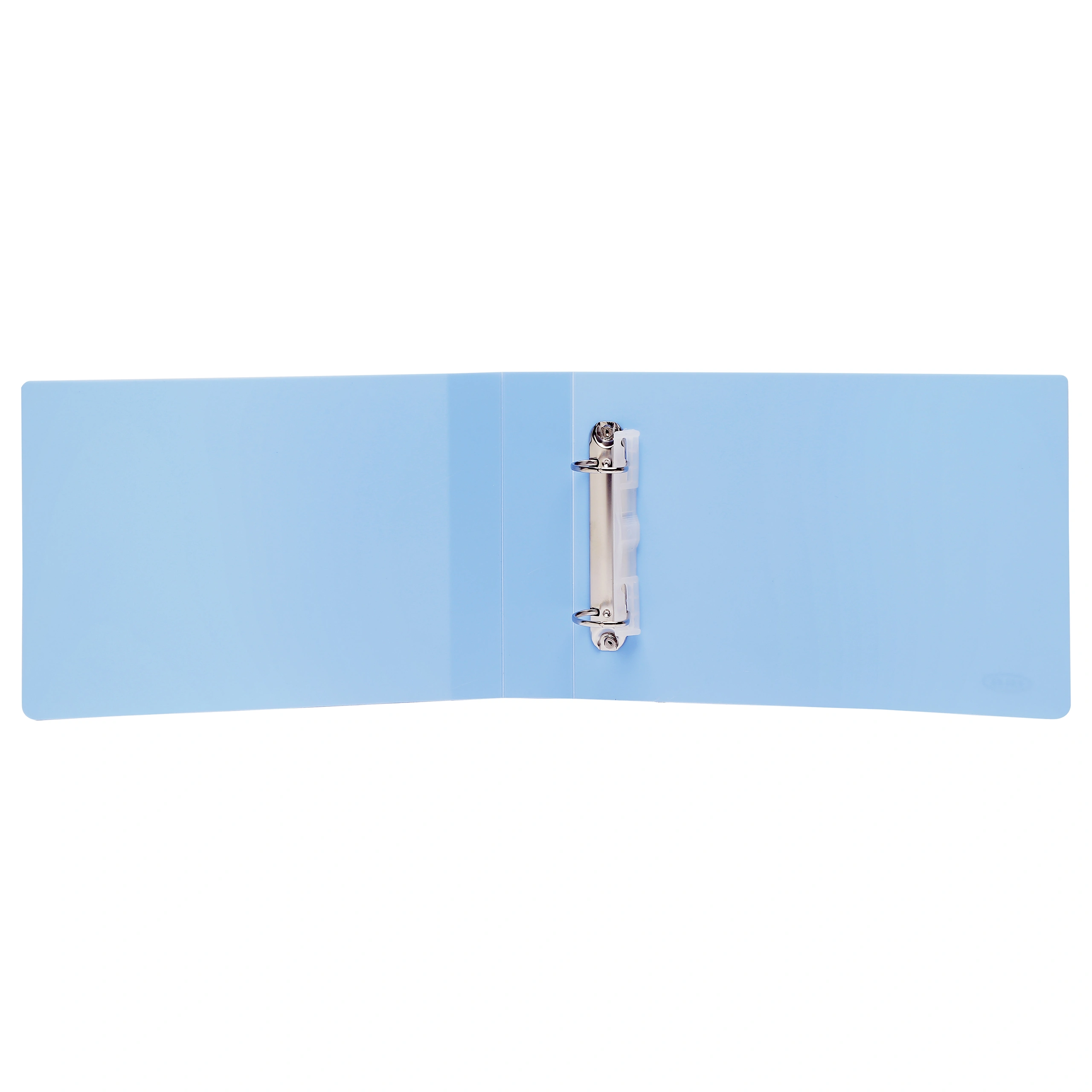 Eslee Ring Binder | Cheque Book Size| Best for A5 Size Paper | 2D Shaped 25mm Rings | D Shaped Ring Clip |(EO54A52D25)-LightBlue-A5-2D Shaped  With 25mm Rings-2