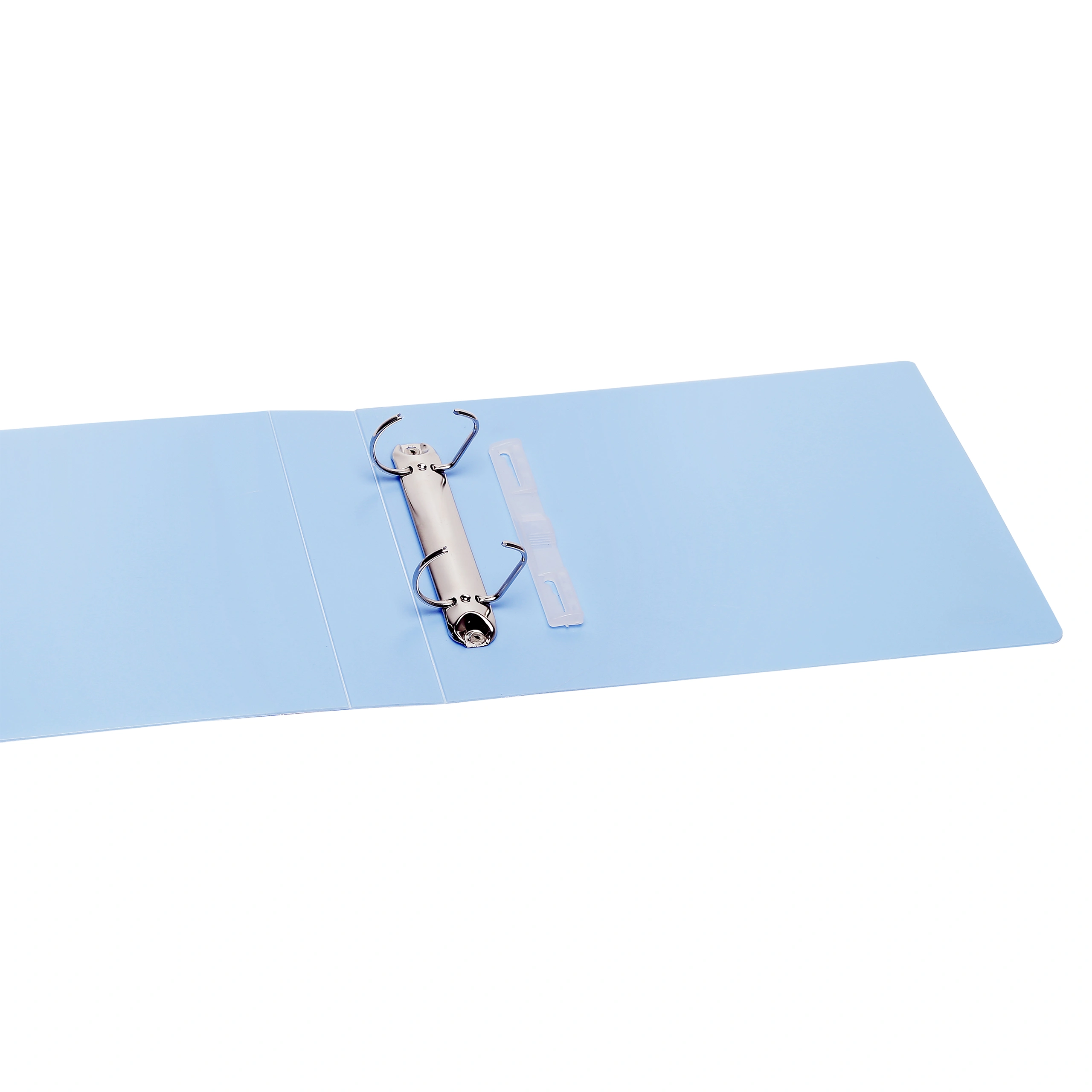 Eslee Ring Binder | Cheque Book Size| Best for A5 Size Paper | 2D Shaped 25mm Rings | D Shaped Ring Clip |(EO54A52D25)-LightBlue-A5-2D Shaped  With 25mm Rings-1