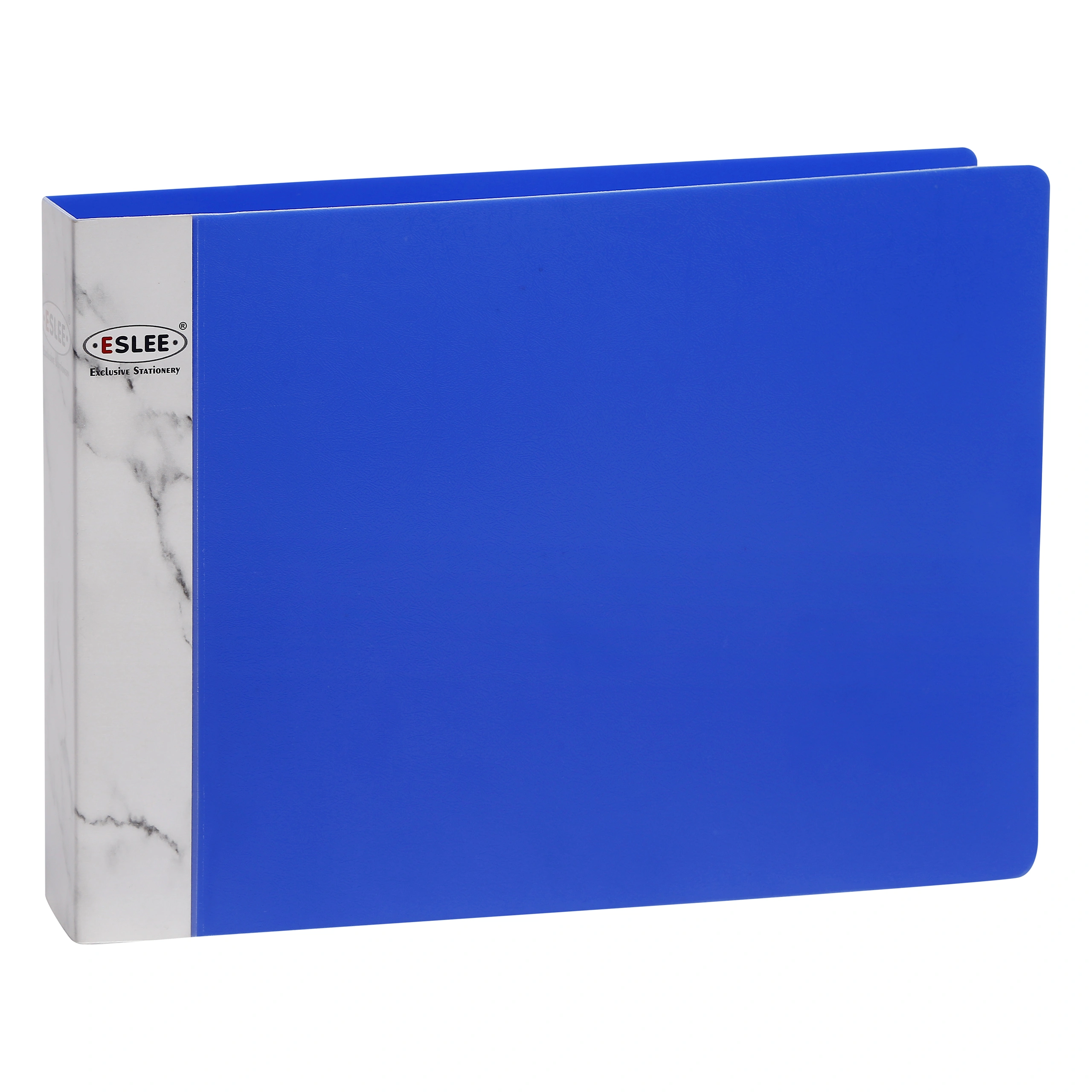 Eslee Ring Binder | Cheque Book Size| Best for A5 Size Paper | 2D Shaped 25mm Rings | D Shaped Ring Clip |(EO54A52D25)-DarkBlue-A5-2D Shaped  With 25mm Rings-5