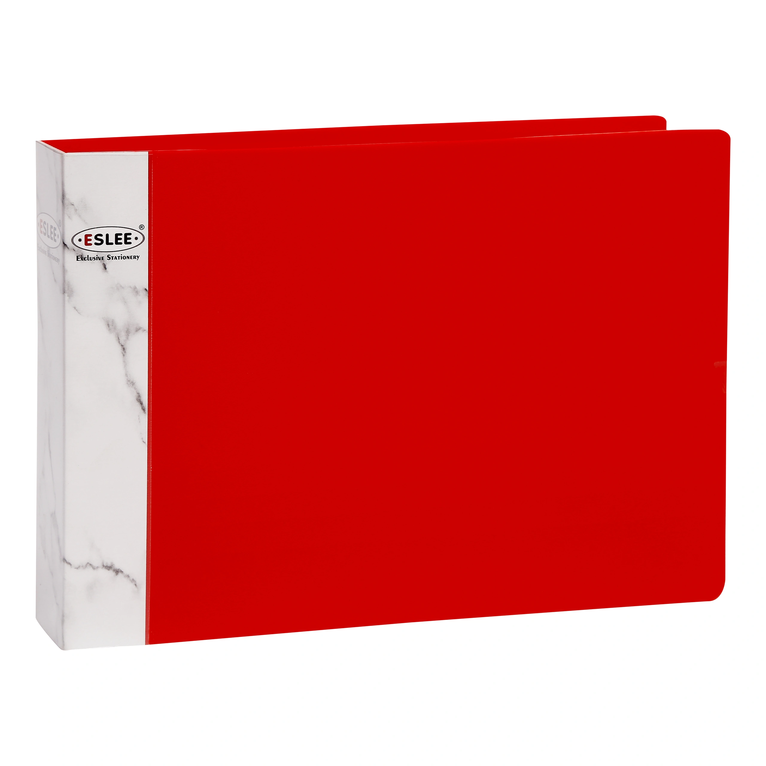 Eslee Punchless Clip File | Cheque Book / Passbook File | Best for A5 Size Paper | Leather Texture | Timex Clip | (EO21A5 )-Red-A5-1