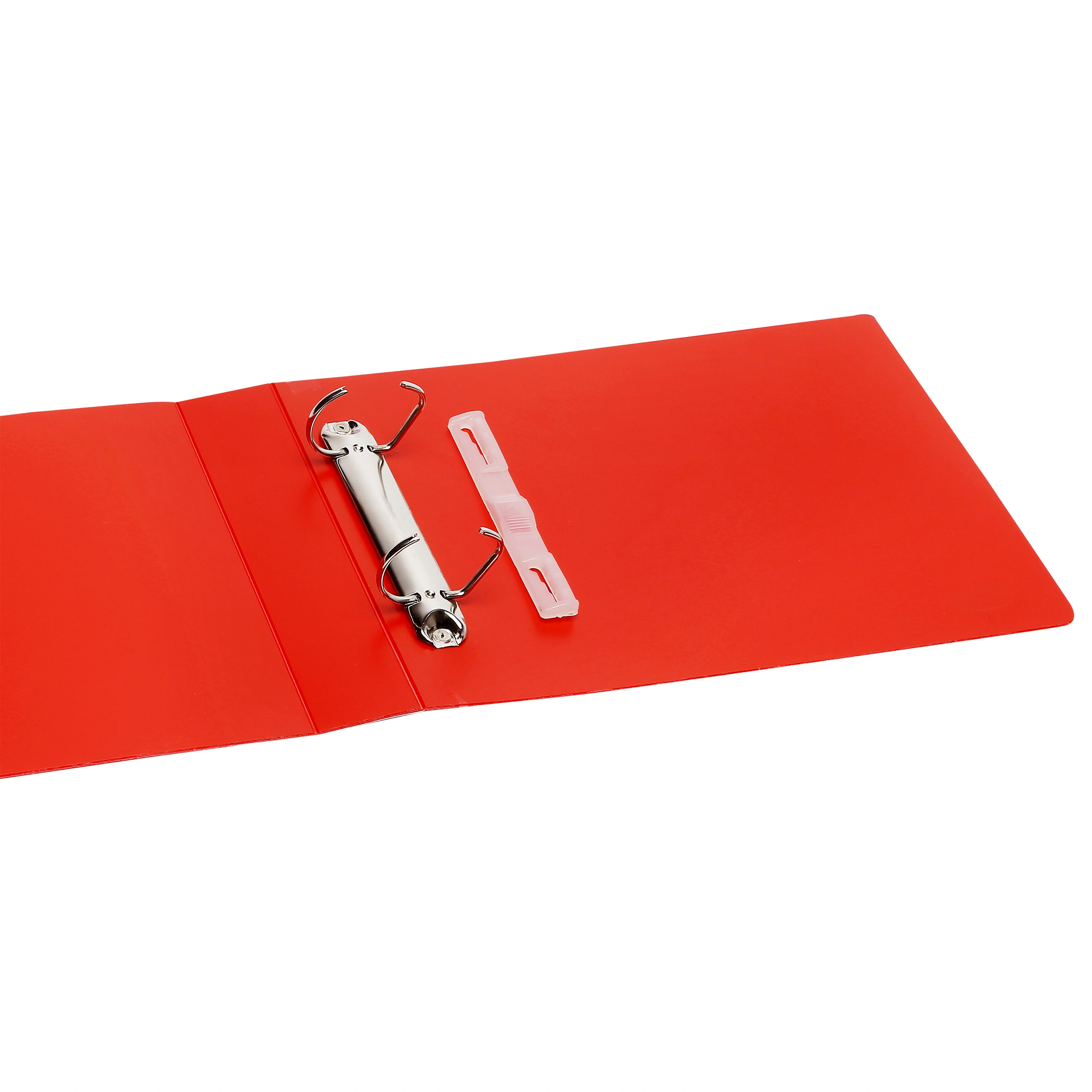 Eslee Ring Binder | Cheque Book Size| Best for A5 Size Paper | 2D Shaped 25mm Rings | D Shaped Ring Clip |(EO54A52D25)-Red-A5-2D Shaped  With 25mm Rings-1