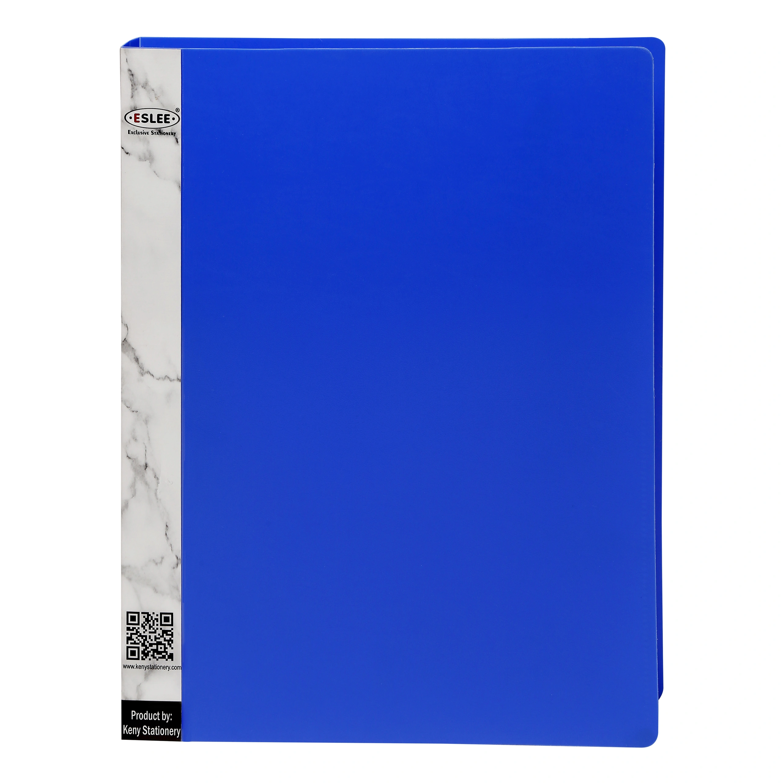 Eslee Ring Binder | Best for FC Size Paper | 4D Shaped 25mm Rings | D Shaped Ring Clip | (EO54FC4D25 )-Light Blue-FC-4D Shaped with 25mm Rings-9