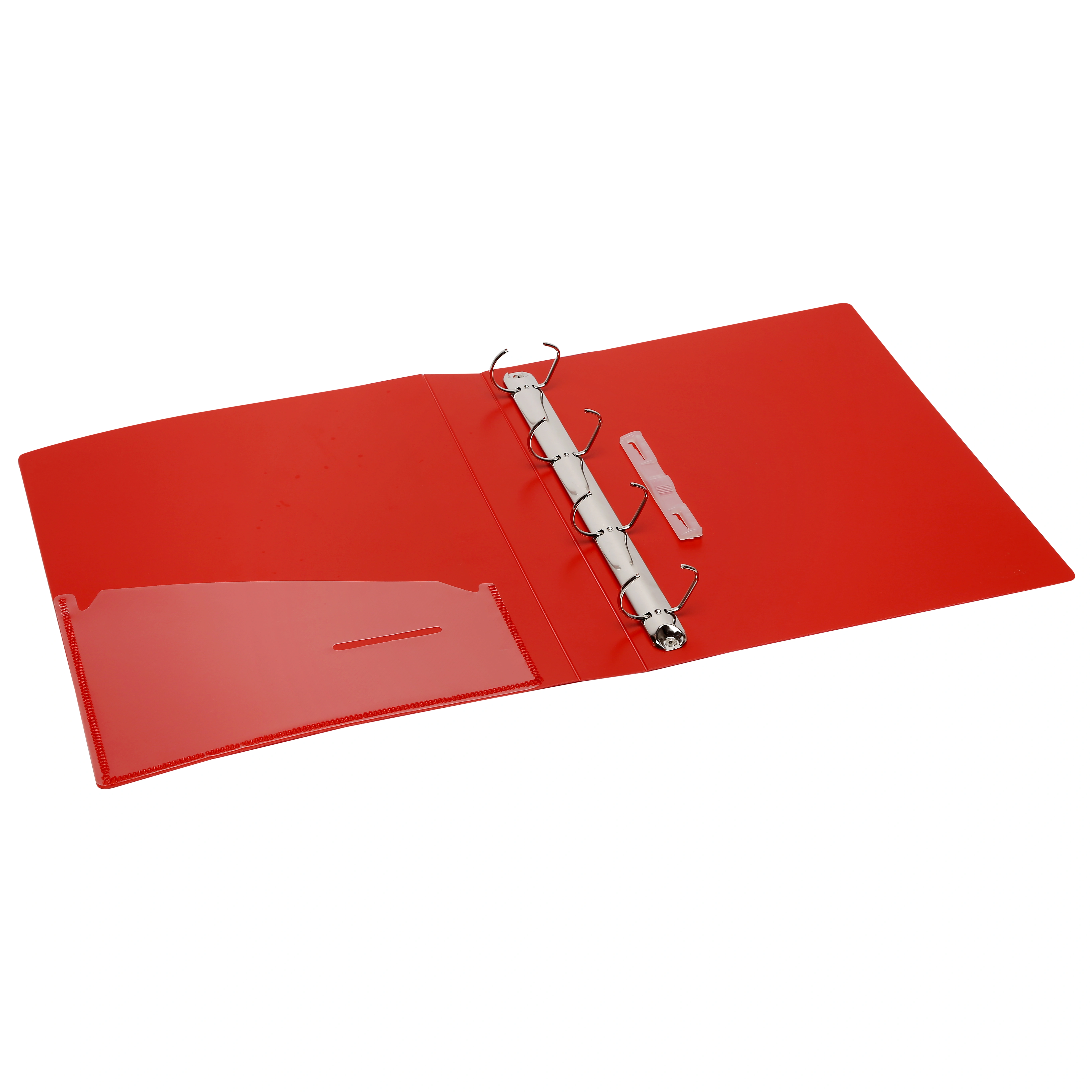 Eslee Ring Binder | Best for B4 Size Paper | Certificate File | 4D Shaped 25mm Rings | D Shaped Ring Clip | (EO54B44D25)-Red-B4-4D Shaped  With 25mm Rings-2