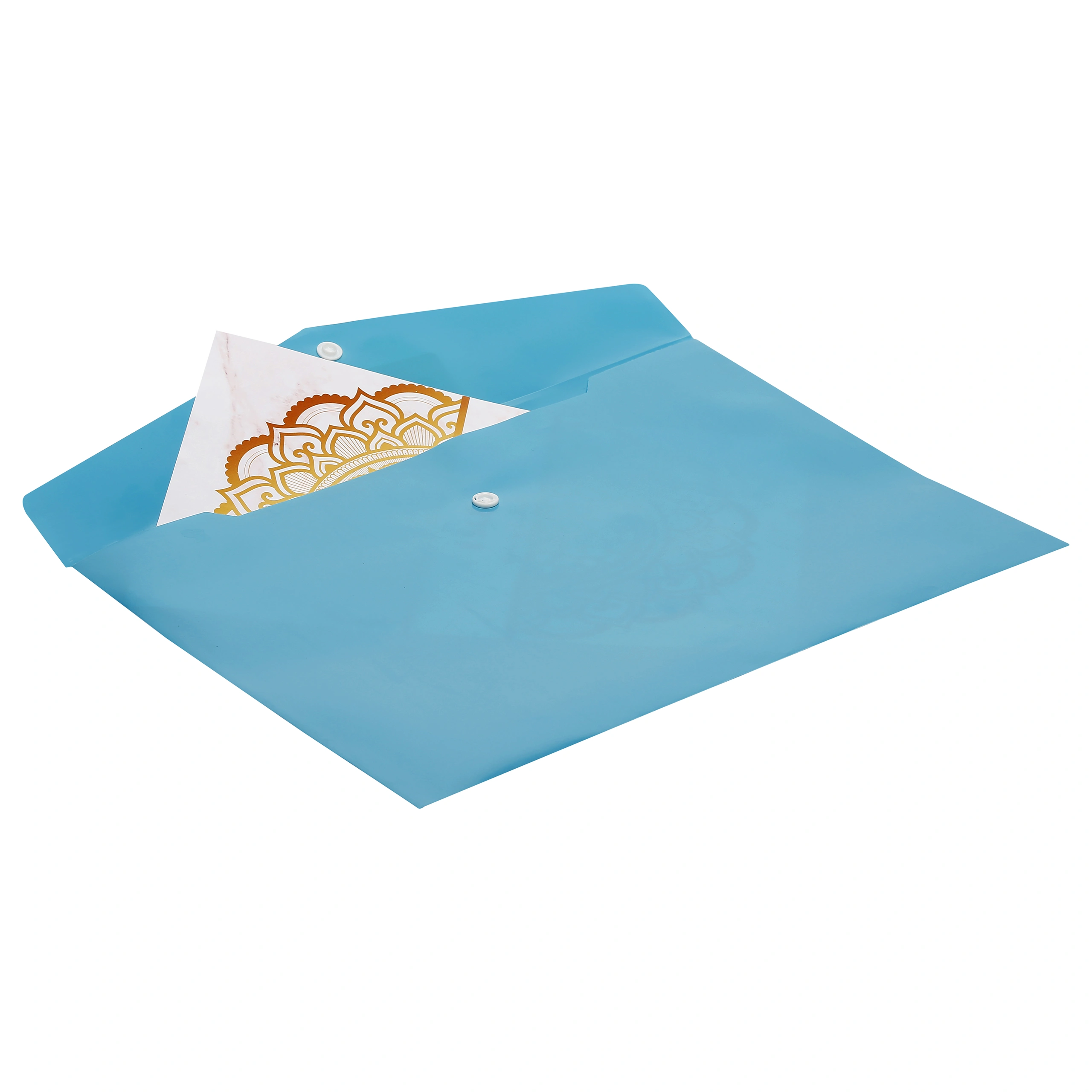 Eslee Rainbow Envelope File | Document Folder | Best for FC / FS / Foolscap / Legal Size | Snap Button Closure |  (ER261FC )-Green-FC-1