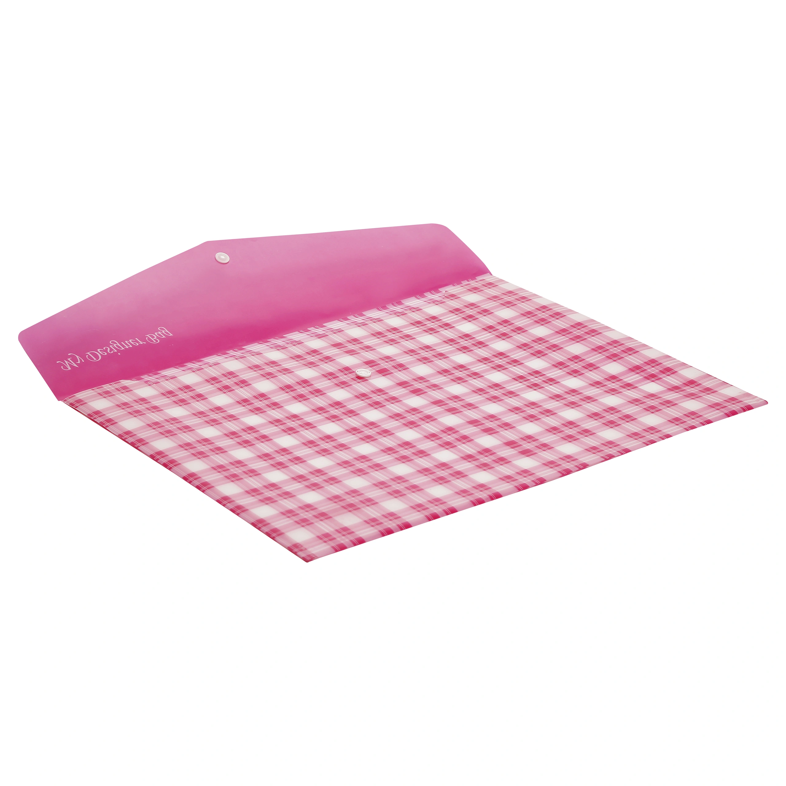 Eslee Envelope File | Artist Document Folder | Best for A3 Size | Printed Texture | Snap Button Closure |(EO275A3)-Pink-A3-2