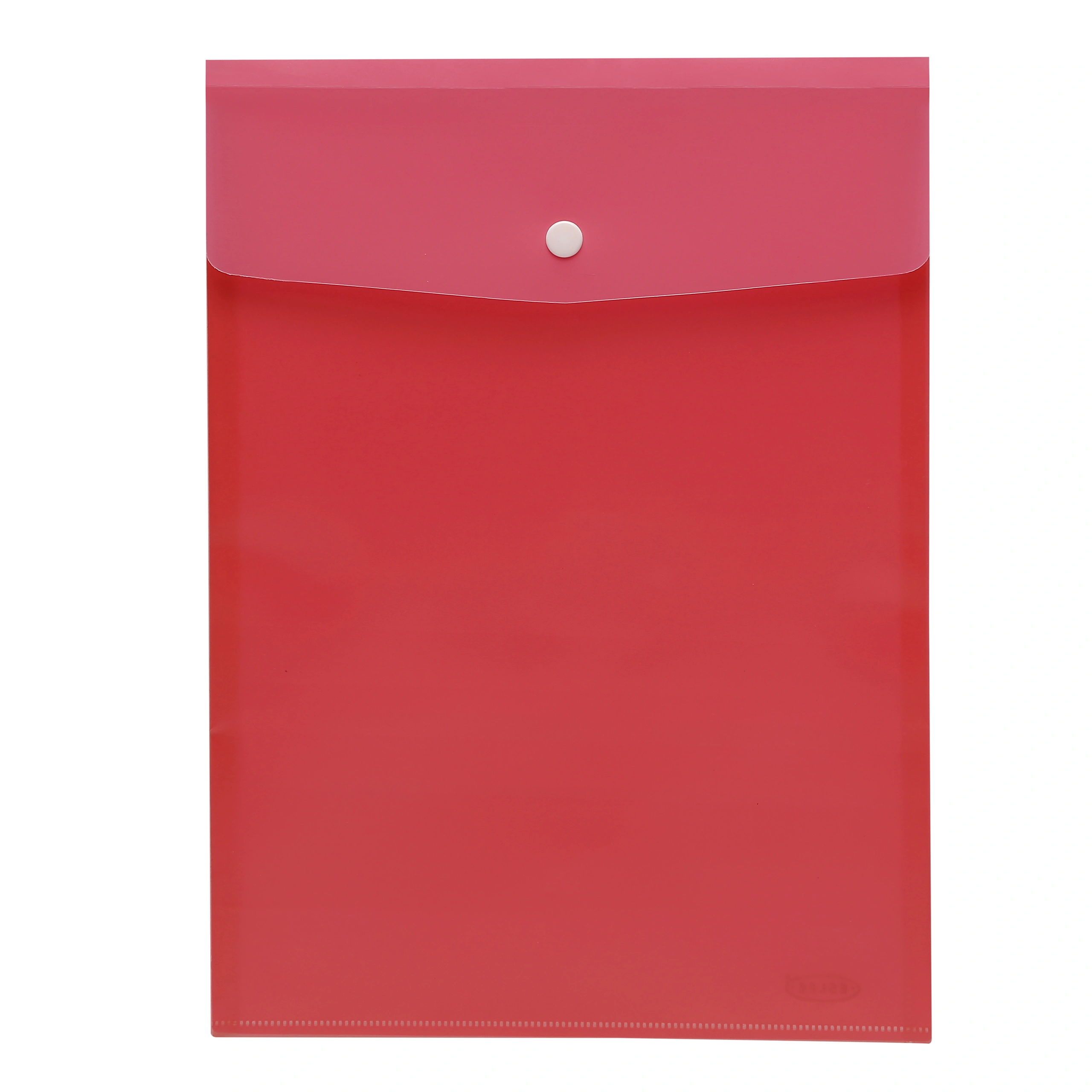 Eslee Transpaent Vertical Envelope File | Document Folder | Best for A4 Size | with Back Pocket | Snap Button Closure | (ET281A4 )-ET-281-A4DarkPink