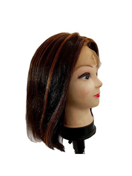 Cadenza Hair  Frontlace 12 Inches Straight / Wavy Hair Wigs-Light Brown (#8)