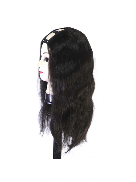 Cadenza Hair  U-PART  20 Inches Straight / Wavy Hair Wigs-Natural Color-1