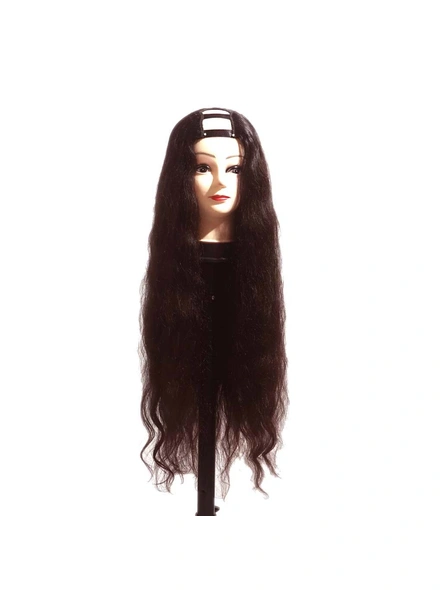 Cadenza Hair  U-PART  30 Inches Straight / Wavy Hair Wigs-UPW-30-NBR-C